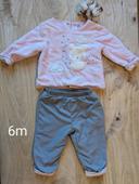 Ensemble jogging bébé fille 6 mois