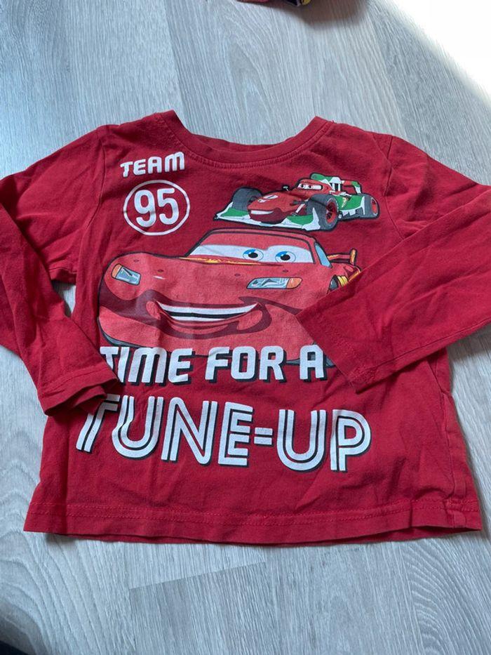 T shirt cars 3 ans - photo numéro 1