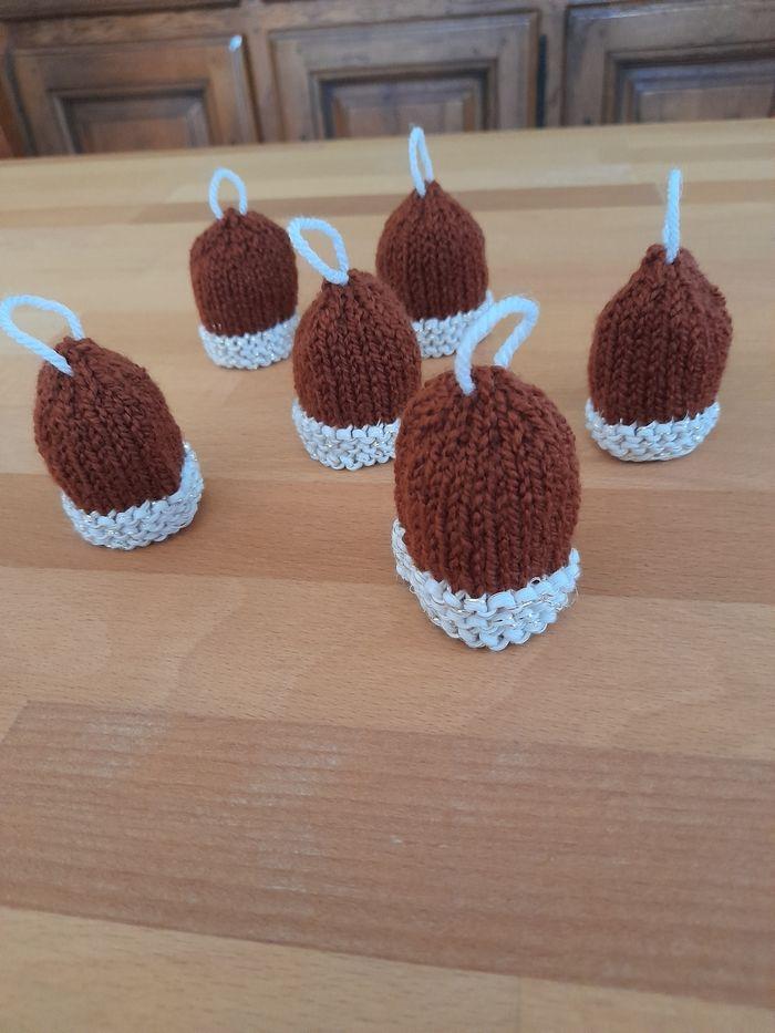 Lot de 6 mini bonnets décoratifs - photo numéro 1