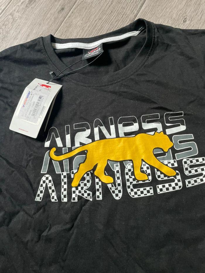 T-shirt Airness M noir et jaune - photo numéro 3