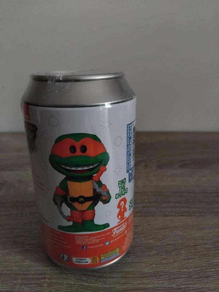 Cannette Soda funko pop michelangelo tortue ninja scellé - photo numéro 2