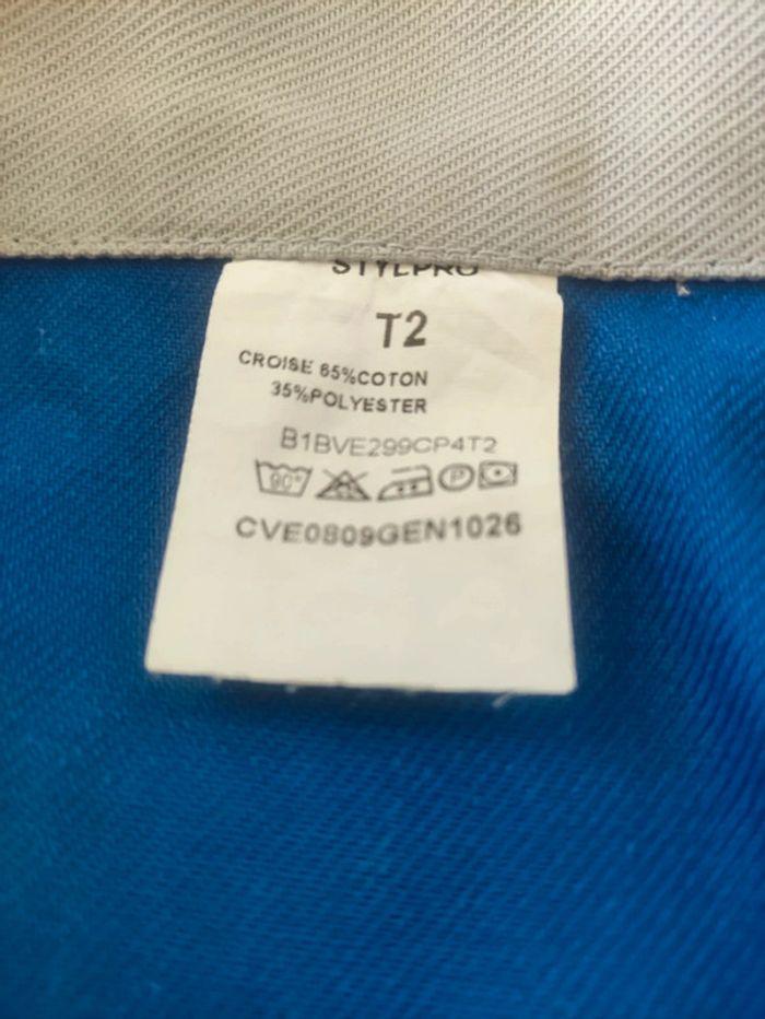 Veste bleue de travail taille 40 - photo numéro 7