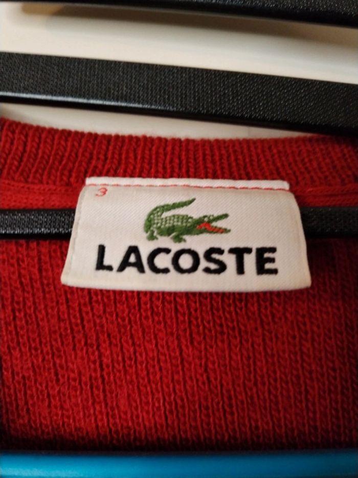 Pull lacoste S - photo numéro 4