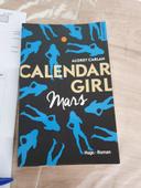 Livre Calendar girl mars