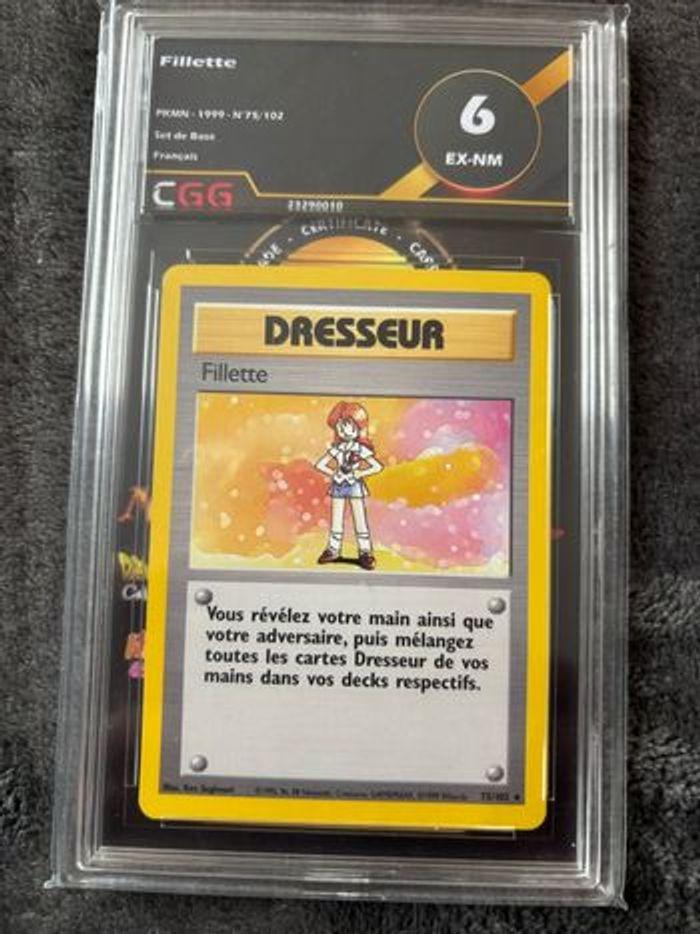 Carte Pokémon Dresseur Fillette 1999 CGG 6