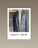 Blouson bleu marine femme - Taille 48