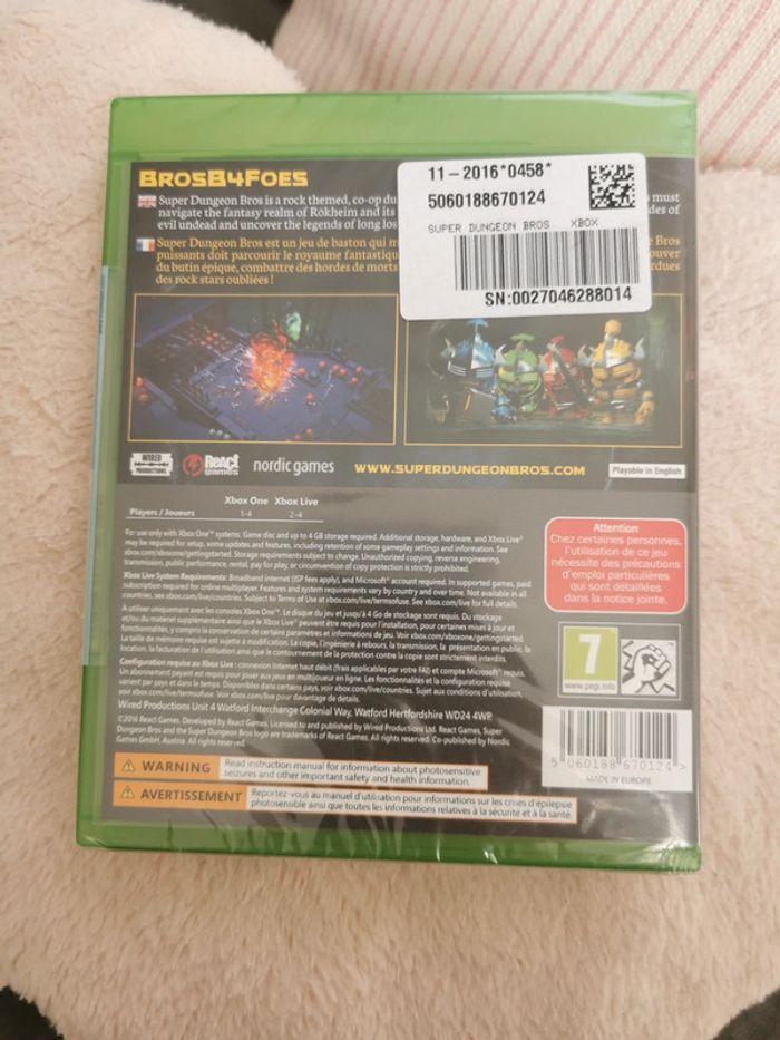 Jeu xbox one super dungeon bros neuf sous blister - photo numéro 2