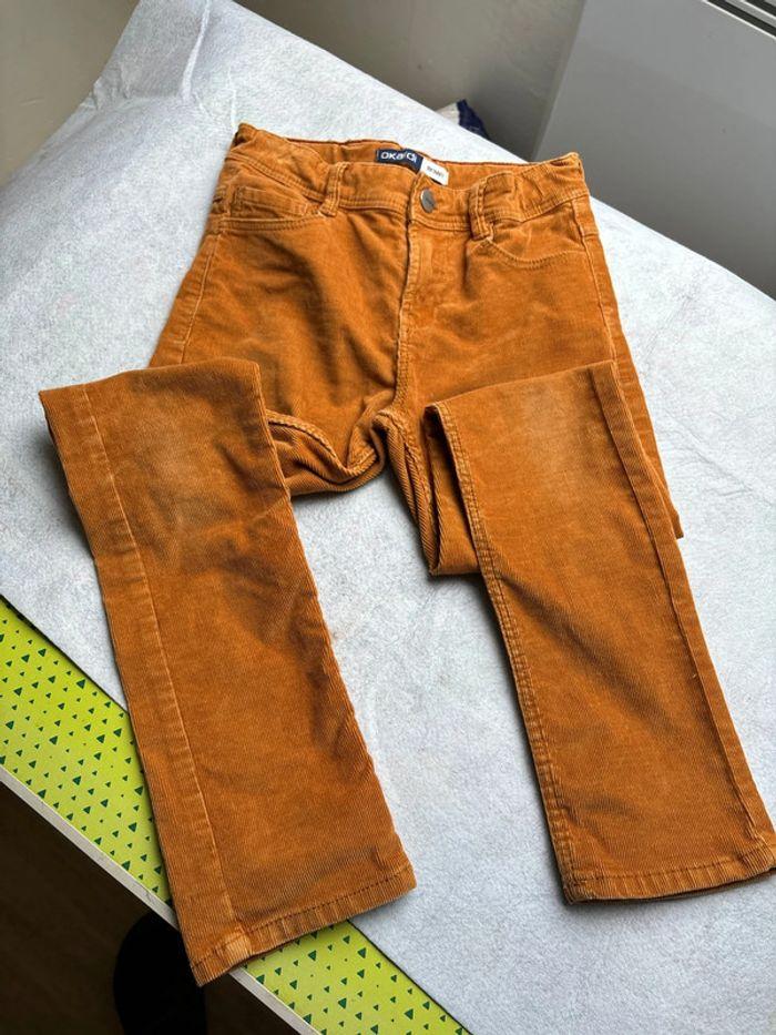 Pantalon velours okaïdi - photo numéro 1