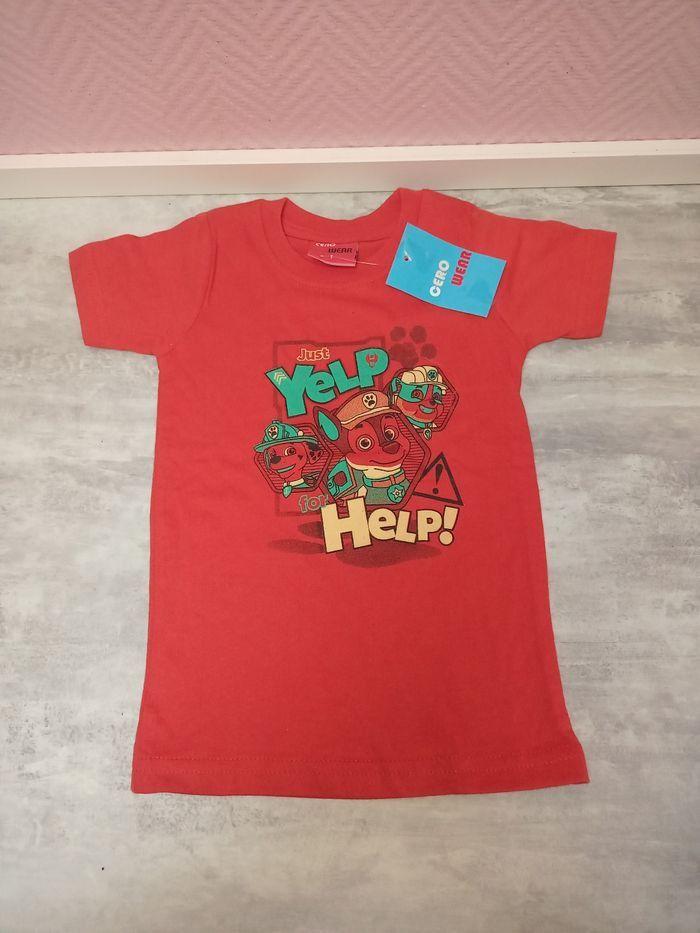 1 an t-shirt maillot Pat patrouille paw patrol - photo numéro 2