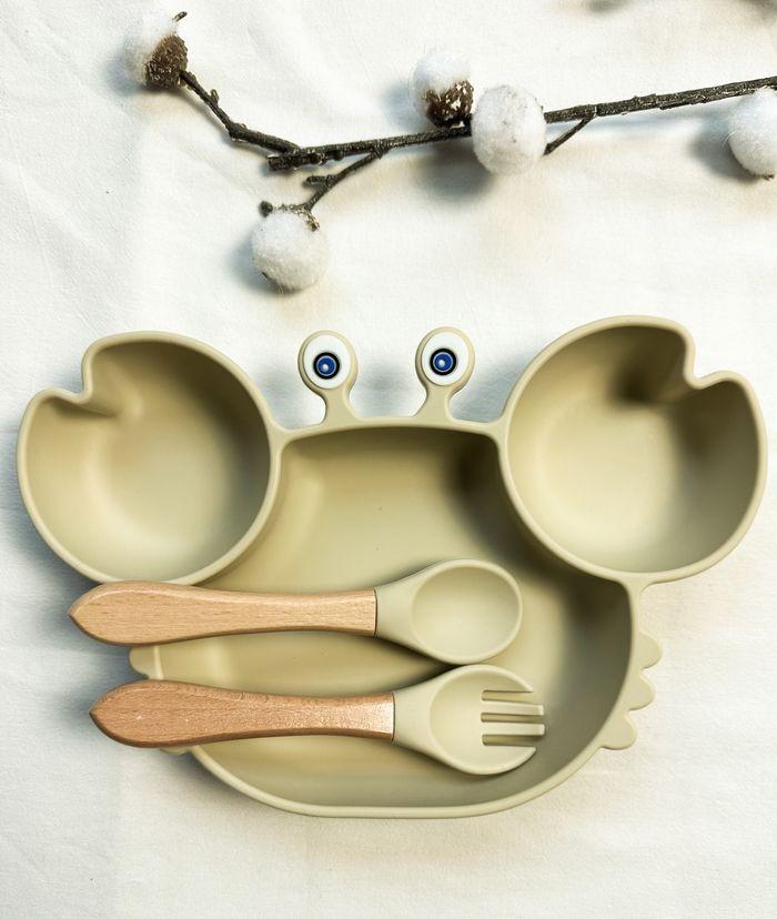 Assiette bébé en silicone personnalisée - photo numéro 2