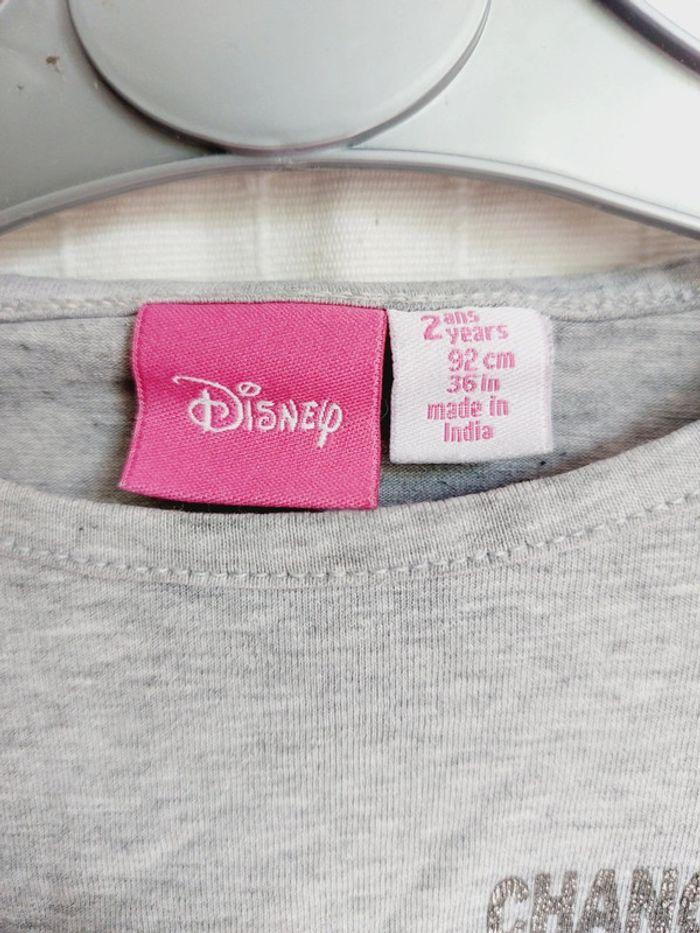 Tee-shirt manches longues Disney princesse  2 ans - photo numéro 2