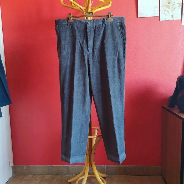 Pantalon en Velours Gris Homme Taille 54 - photo numéro 2