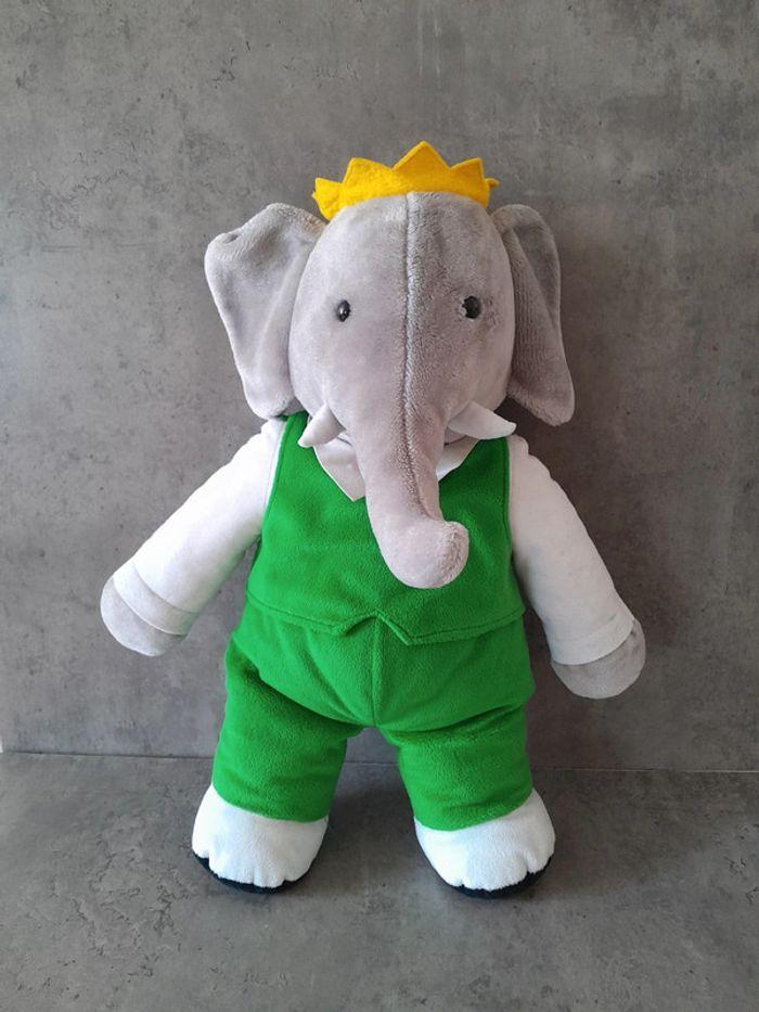 Peluche Vintage 1988 Babar Gund 60 cm - photo numéro 1