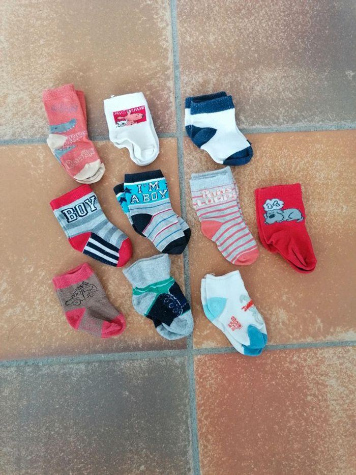 Lot de 10 paires de chaussettes bébé garçon - photo numéro 1