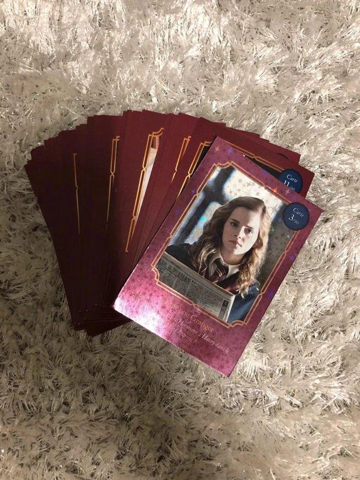 Lot de cartes Harry Potter auchan