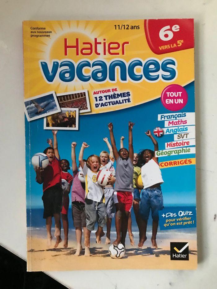 Hatier 6ème cahier - photo numéro 1