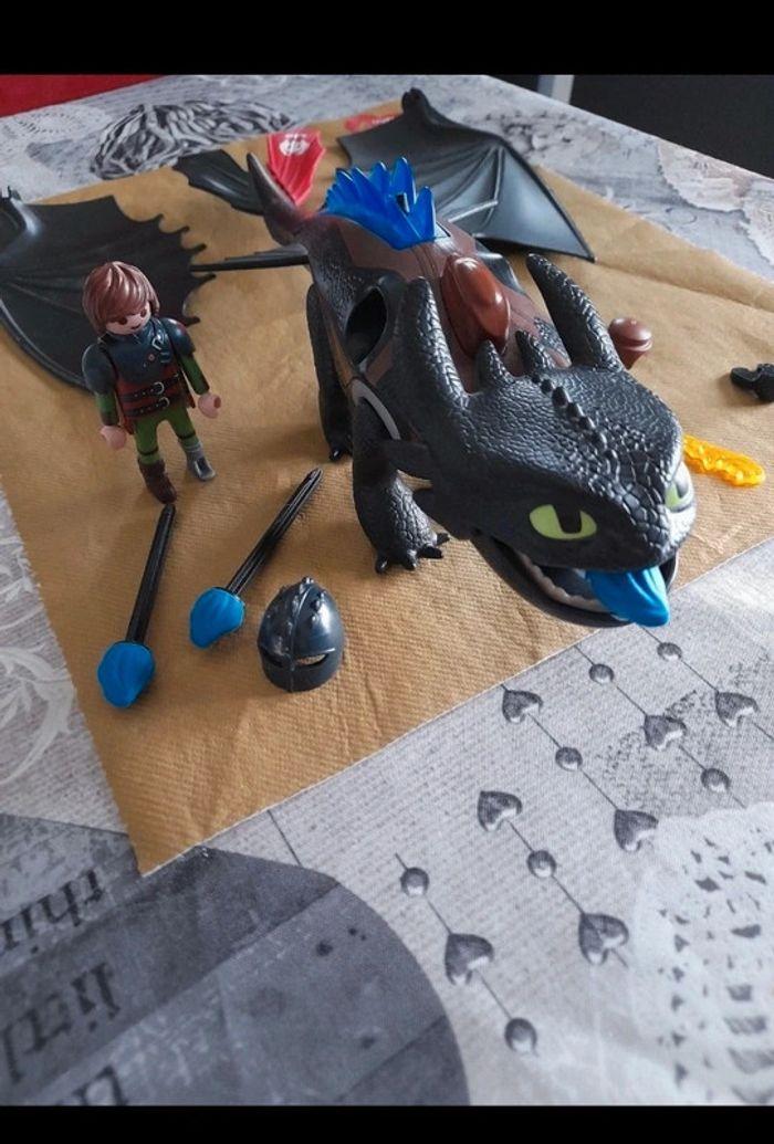 Rare Playmobil Collection Dragon par delà les rives 9246 - photo numéro 3