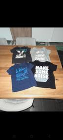 Lot de 4 t-shirts garçon