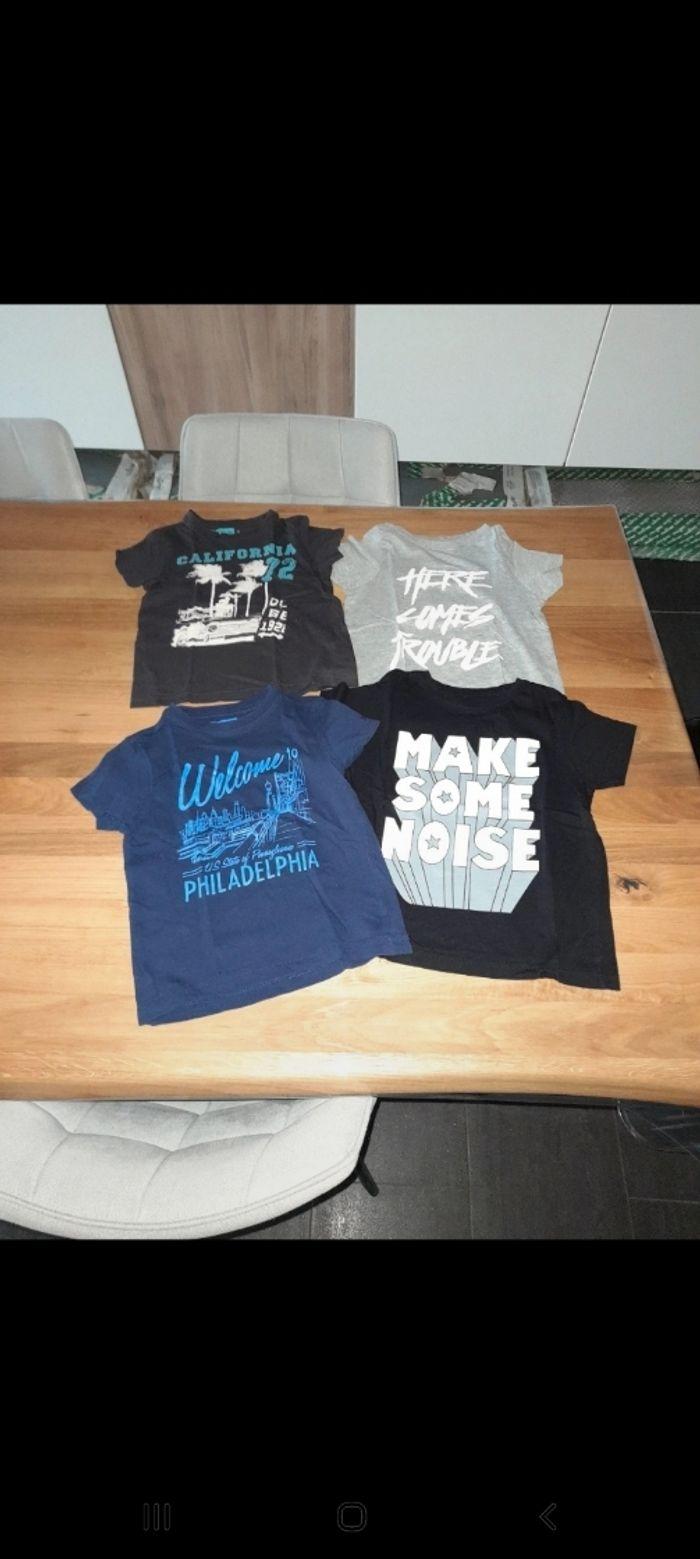 Lot de 4 t-shirts garçon