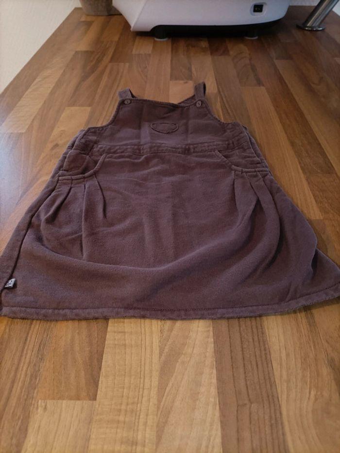 Robe salopette marron obaibi 18 mois - photo numéro 2