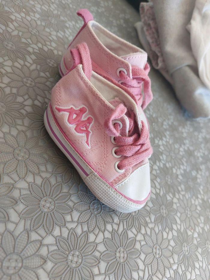 Chaussure bébé rose kappa - photo numéro 2