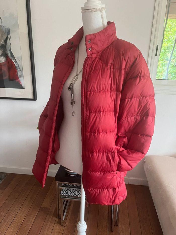 Veste Doudoune légère rouge en plumes et duvet taille 46 Grain de malice - photo numéro 3