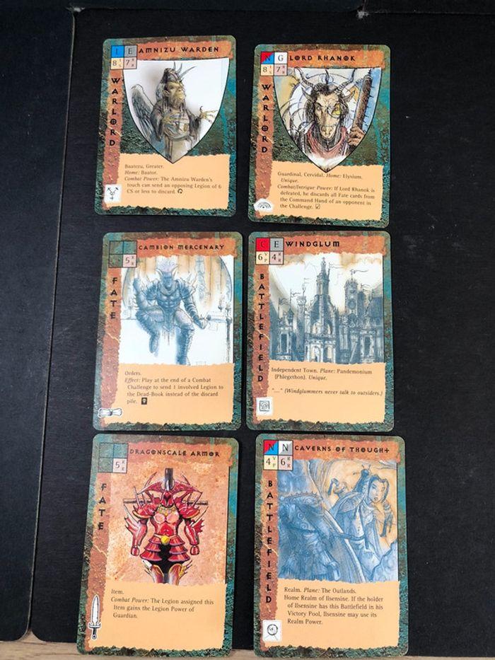 Vintage jeux de cartes tcg blood wars booster pack 1995 - photo numéro 5