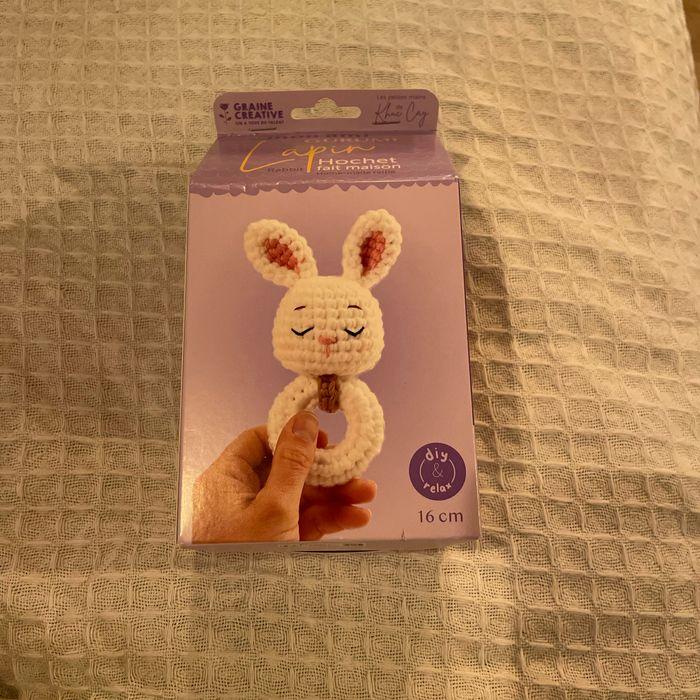 Kit crochet hochet lapin - photo numéro 1