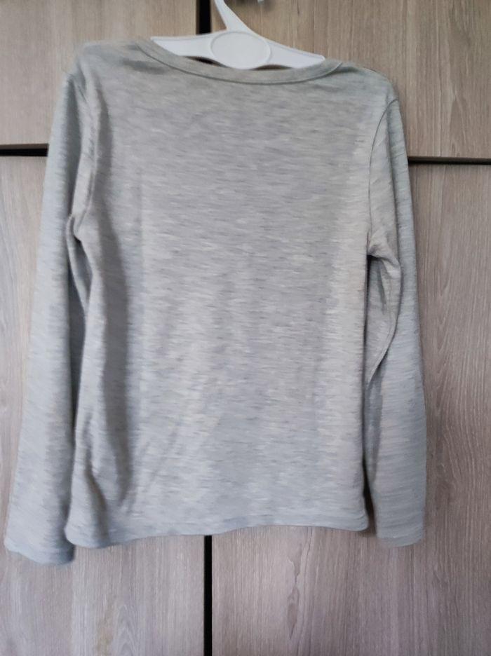 Pull gris thermique 8 ans Damart x Kiabi - photo numéro 3