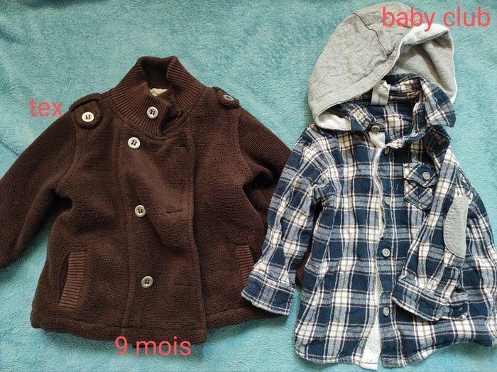 Veste extérieur et chemise 9 mois garçon - photo numéro 1