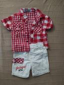 Ensemble chemise et short bébé