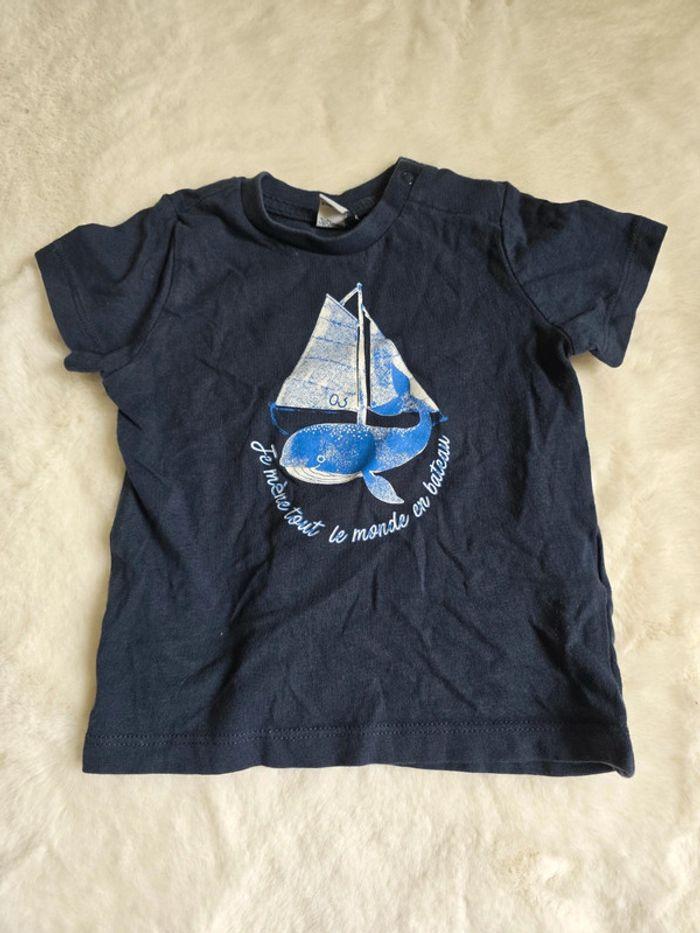 T shirt bateau 12 mois - photo numéro 1