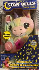 Veilleuse peluche licorne Star Belly dream lites