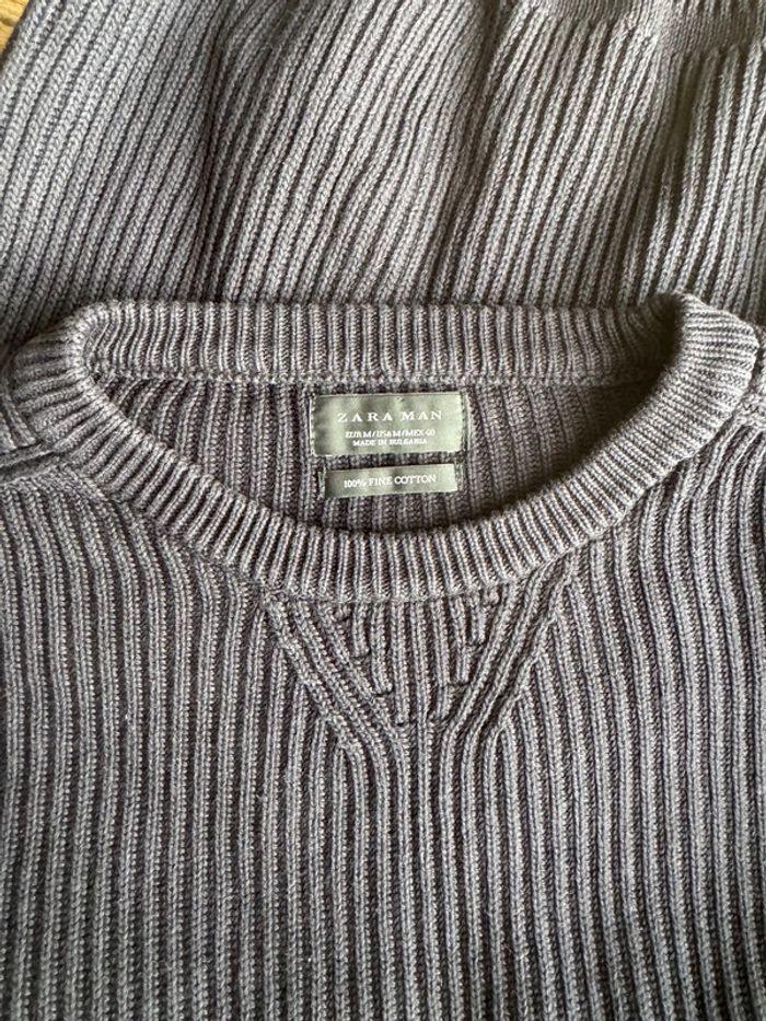 Pull 100% coton Zara M - photo numéro 3