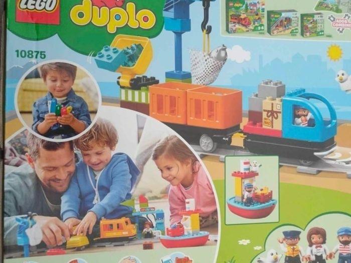 Lego Duplo Ma Ville - Le Train De Marchandises - 10875 - ok - photo numéro 2