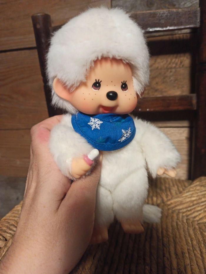 peluche kiki monchhichi blanc tbe - photo numéro 5