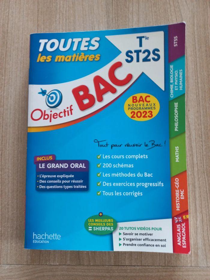 Lot de deux livres Objectif bac ST2S - photo numéro 8