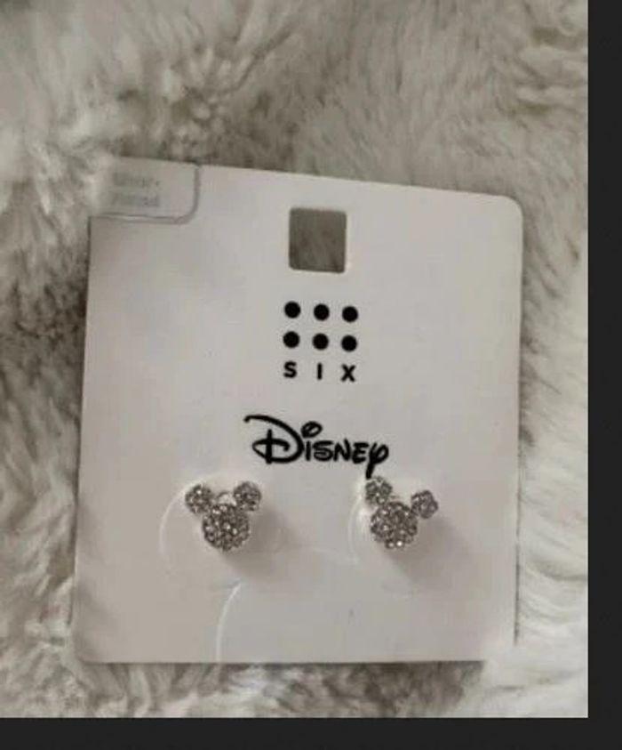 Boucles d'oreille fantaisie oreilles de mickey - photo numéro 1