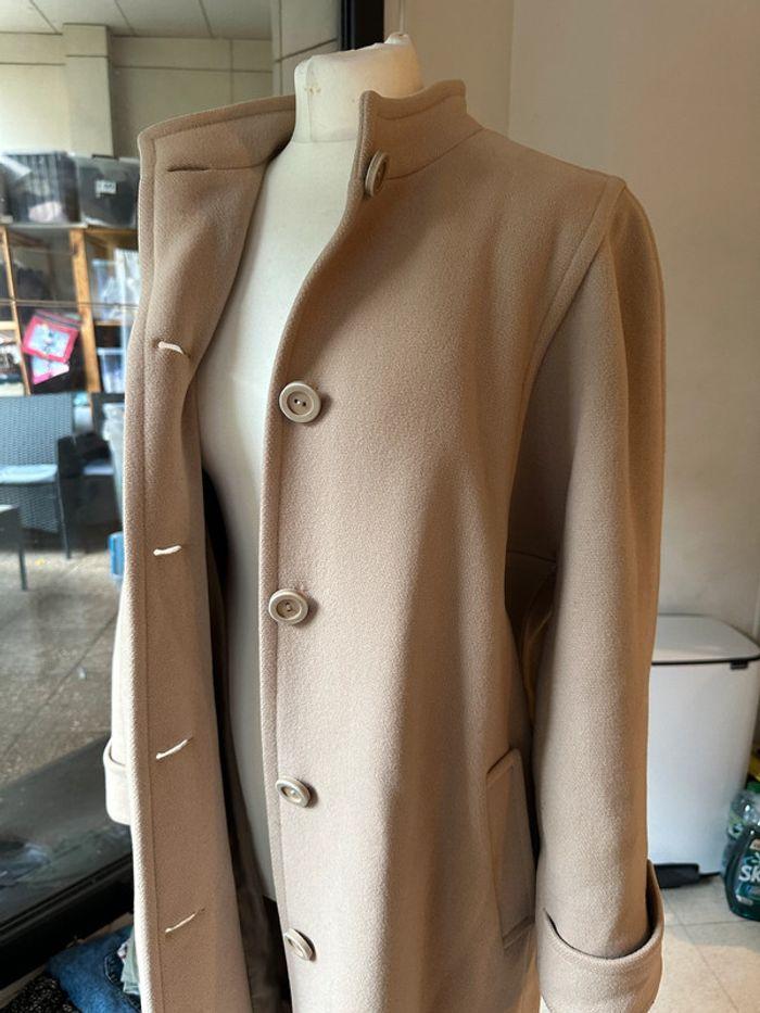 Manteau caban beige long - David Fernet - photo numéro 7