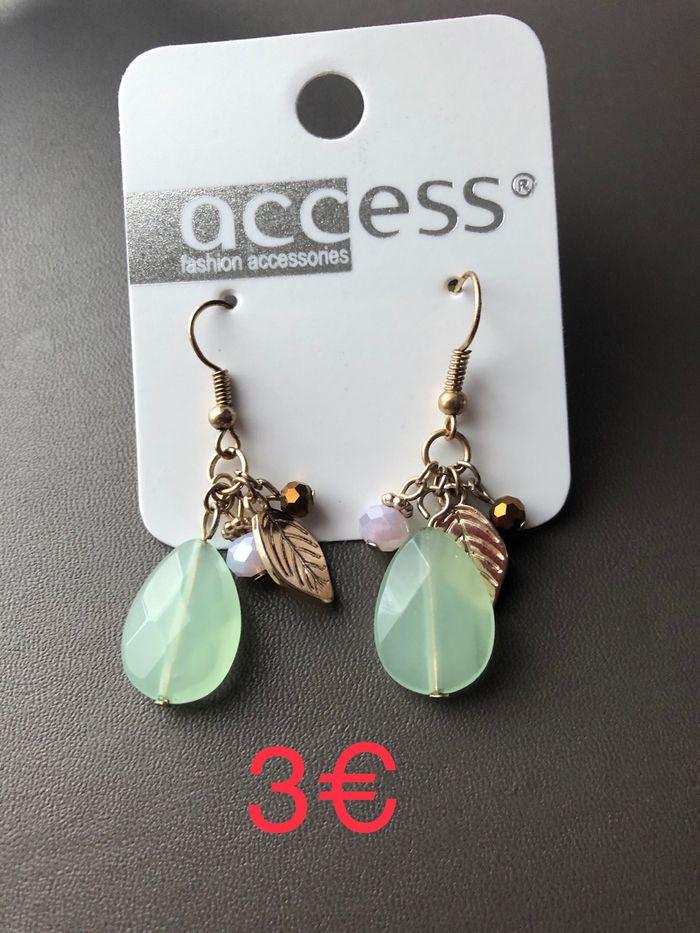 Lot 6 paires de boucles d’oreilles neuves Access et Ikita - photo numéro 6