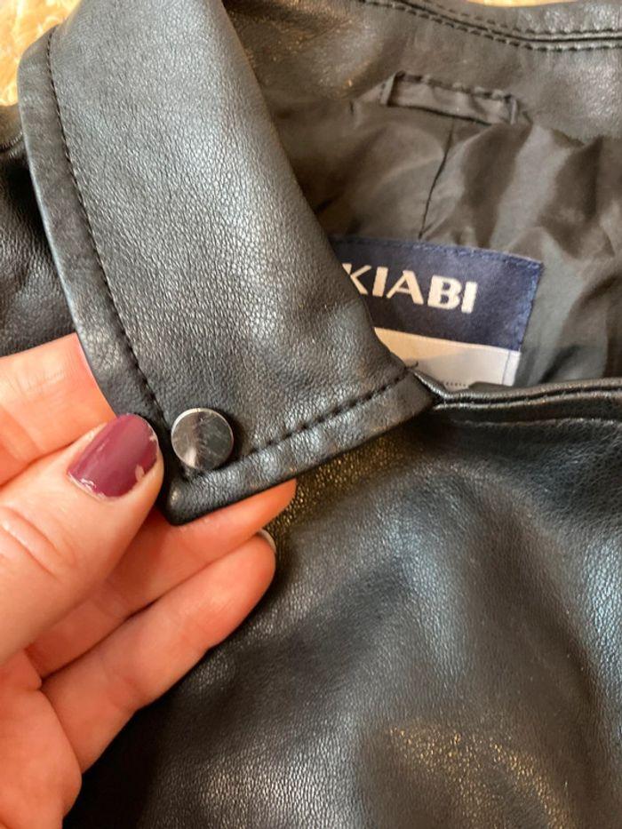 Veste perfecto noir Kiabi taille 6 ans / 116 cm - photo numéro 12