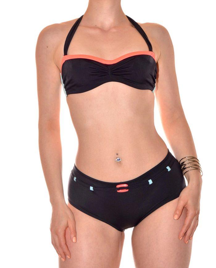 ensemble maillot de bain noir 2 pièces taille S/M 85B - photo numéro 3