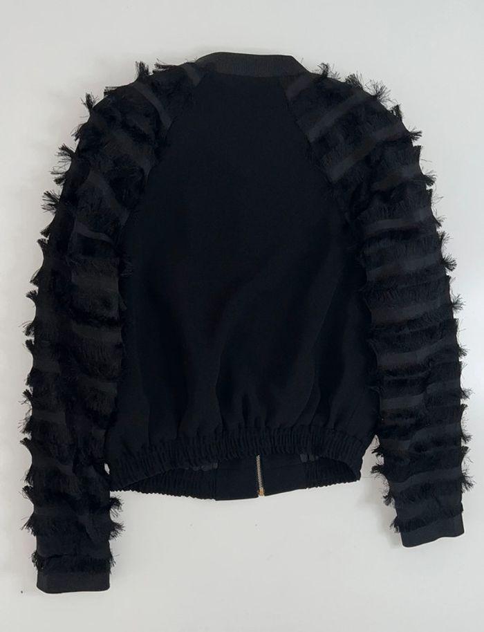 Veste motif Texturer Zara noir - photo numéro 2