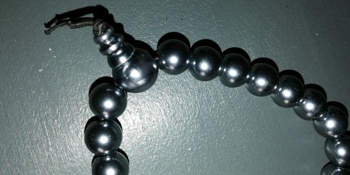 Bracelet perles anthracite - photo numéro 3