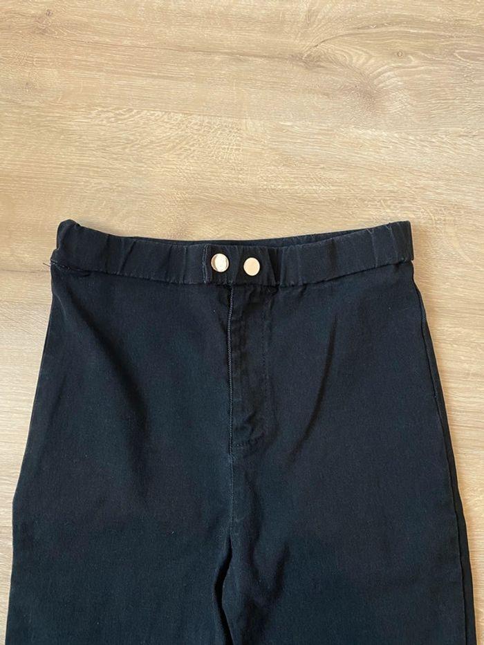 Pantalon à trous noir élastique taille S / 36 Shein - photo numéro 6