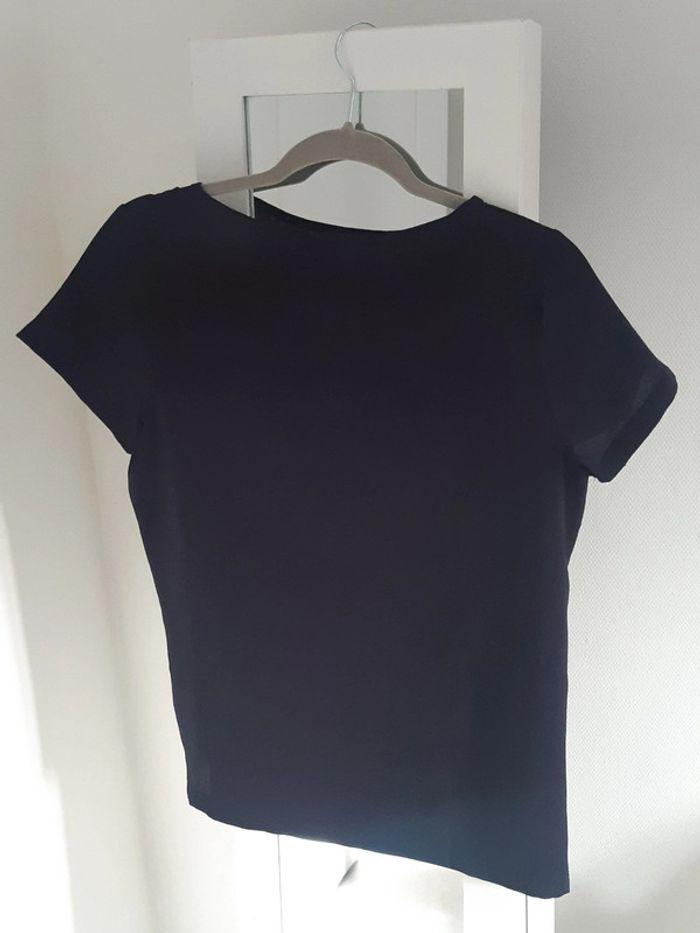 Blouse bleu nuit T. S/M - photo numéro 4