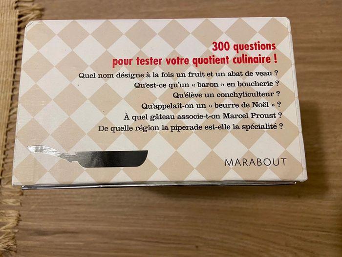 Jeu de société La boite à quizz spéciale cuisine Marabout - photo numéro 3