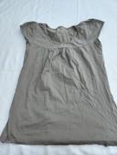 Tee-shirt taille 38 gris manches courtes