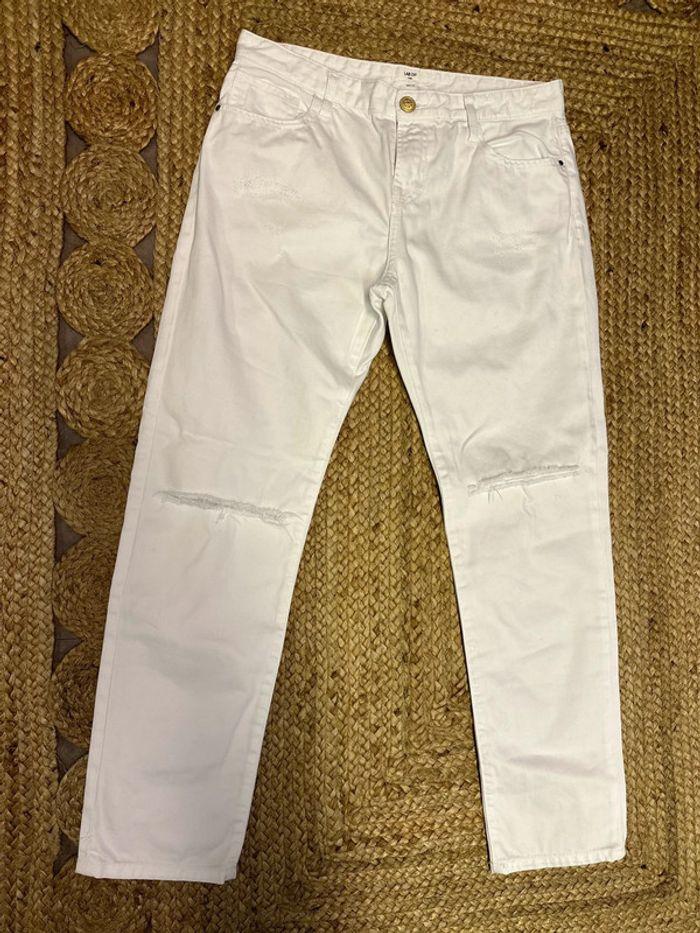 Pantalon jean blanc, style Robby’ taille 38/40 (28) - Paris Lab Dip - photo numéro 1