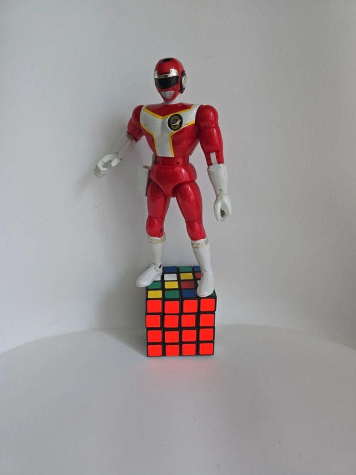 Figurine vintage Ranger Red Bandai figurine 1989 vintage nostalgiques - photo numéro 8